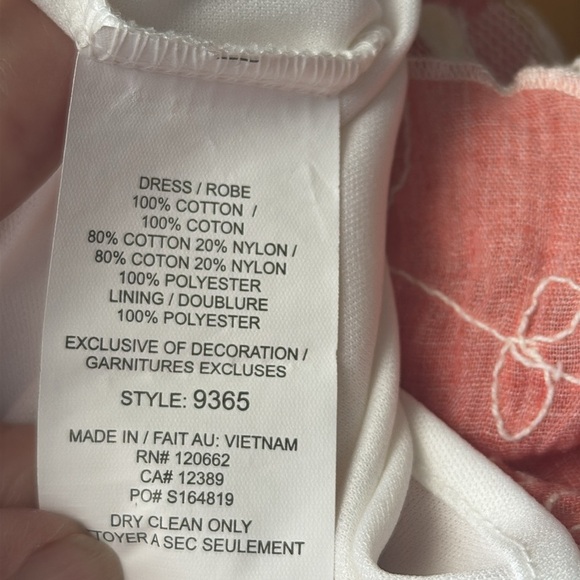 Isobella & Chloe Charming Red Dress embroidery ruffles lace polkadots size 5 - Picture 6 of 6